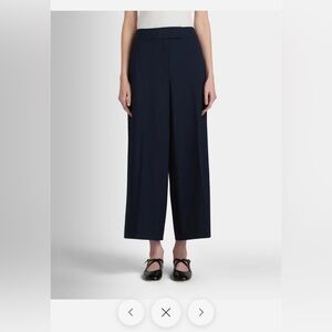 Club Monaco- Wide Leg Borrem Pant, Navy